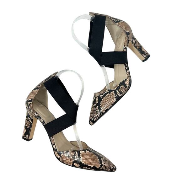 Cole Haan Grand Ambition Maikki Pointed Toe Pump Amphora Snake Print Size 8.5 - Picture 2 of 16